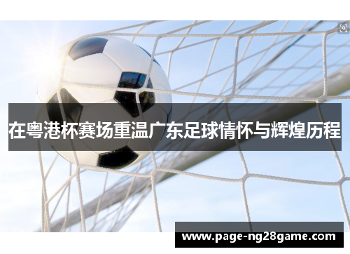 在粤港杯赛场重温广东足球情怀与辉煌历程