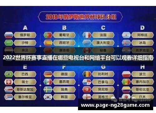 2022世界杯赛事直播在哪些电视台和网络平台可以观看详细指南